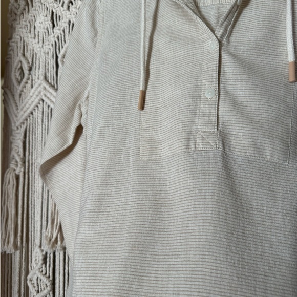 L.L.Bean Cotton Hooded Shirt Women’s Small. - Picture 5 of 5
